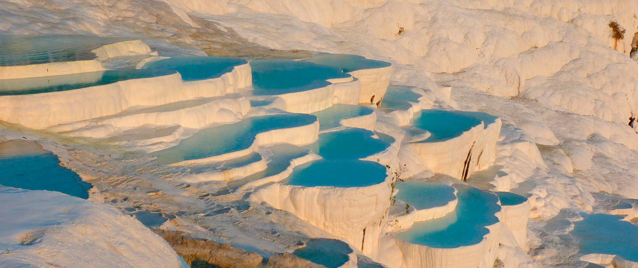 Pamukkale kalkstens terasser